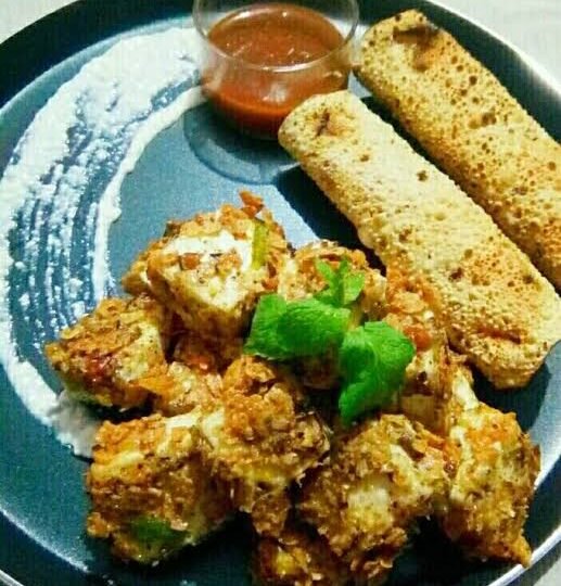 Paneer Papad Pakoda